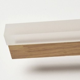 Spegelljus Vägglampa I Massivt Trä Modern Sconce Vägglampa
