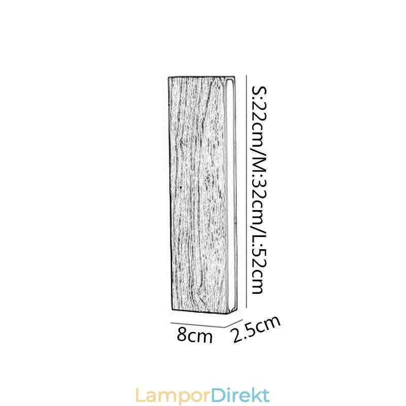 Modern Vägg Trä Sconce Entré Gångljus Nordic Bedside Vägglampa