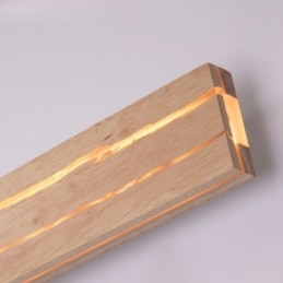 Modern Trä Vägglampa Entré Gångljus Nordic Bedside Vägglampa