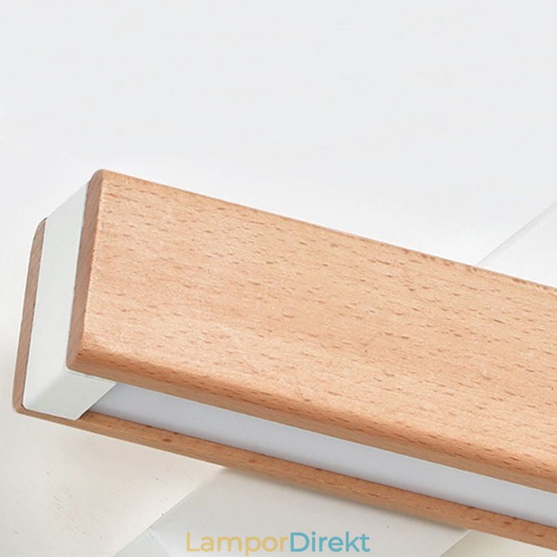 Europa Vägglampa I Massivt Trä Sängväggsbelysning Modern Enkelhet Lampor