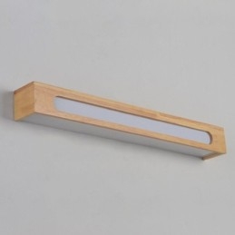 Modern Vägg Trälampa Entré Gångljus Nordic Bedside Vägglampa