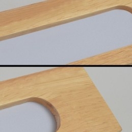 Modern Vägg Trälampa Entré Gångljus Nordic Bedside Vägglampa