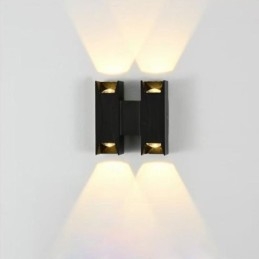 Vattentät Vägglampa Modern Aluminium Utanpåliggande Trädgårdsverandalampa
