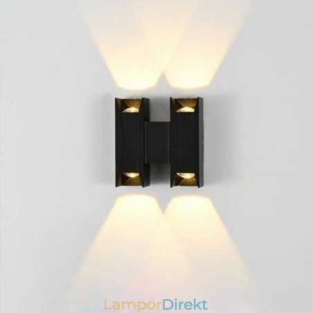 Vattentät Vägglampa Modern Aluminium Utanpåliggande Trädgårdsverandalampa Vattentät Vägglampa Modern Aluminium Utanpåliggande Trädgårdsverandalampa