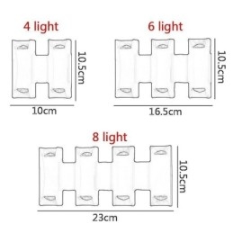 Vattentät Vägglampa Modern Aluminium Utanpåliggande Trädgårdsverandalampa
