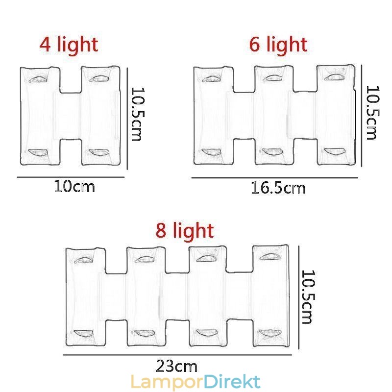 Vattentät Vägglampa Modern Aluminium Utanpåliggande Trädgårdsverandalampa