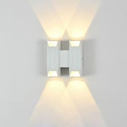 Vattentät Vägglampa Modern Aluminium Utanpåliggande Trädgårdsverandalampa