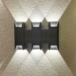 Vattentät Vägglampa Modern Aluminium Utanpåliggande Trädgårdsverandalampa