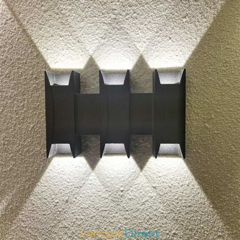 Vattentät Vägglampa Modern Aluminium Utanpåliggande Trädgårdsverandalampa