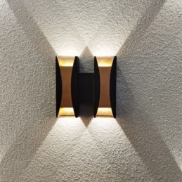 Vattentät Vägglampa Modern Aluminium Utanpåliggande Trädgårdsverandalampa