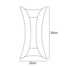 Modern Vägglampa Vattentät Vägglampa Innergård Balkongkorridor