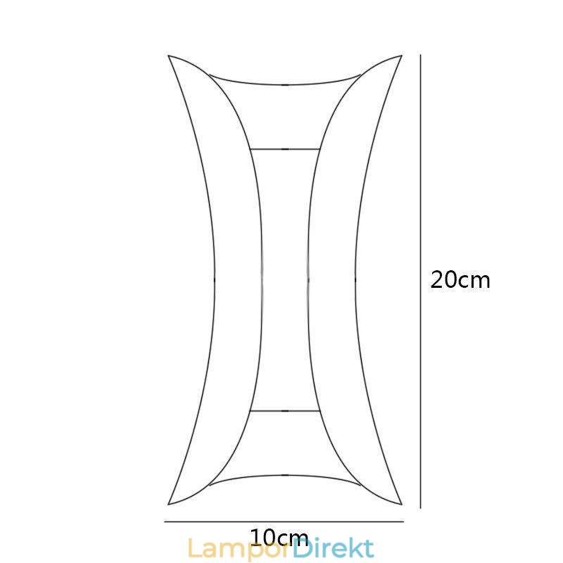 Modern Vägglampa Vattentät Vägglampa Innergård Balkongkorridor
