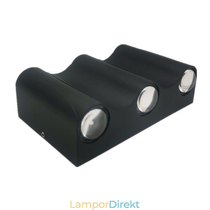 Vägglampa Aluminium Balkong Utanpåliggande Verandalampa