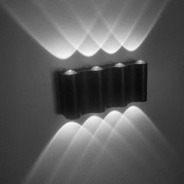 Vägglampa Aluminium Balkong Utanpåliggande Verandalampa