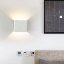 Vägglampa Aluminium Balkong Utanpåliggande Kub Verandalampa