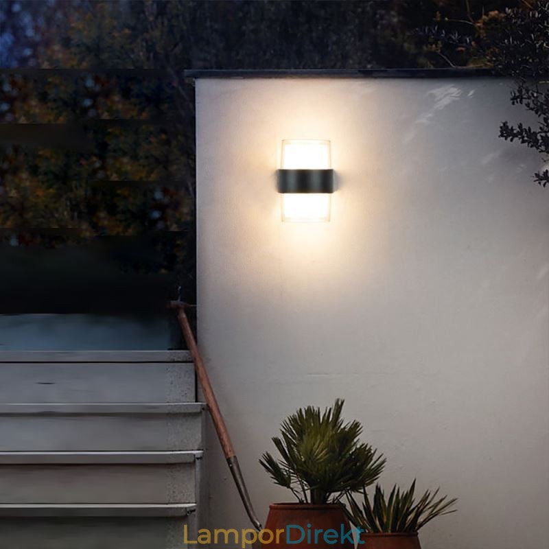 Akryl Minimalistisk Vägglampa Vattentät Vägglampa Uteplats