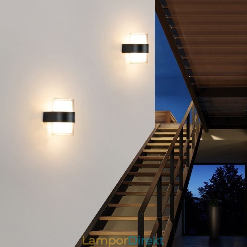 Akryl Minimalistisk Vägglampa Vattentät Vägglampa Uteplats