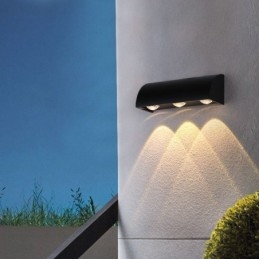 Vägglampa Vattentät Aluminiumtrappa Vägglampa