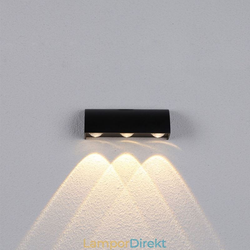 Vägglampa Vattentät Aluminiumtrappa Vägglampa
