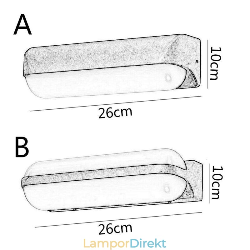 Vägglampa Aluminium Vattentät Vägglampa Trappa Badrumskorridor