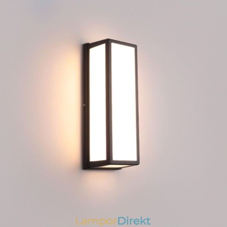 Rektangulär Vägglampa Modern Vattentät Villa Veranda Vägglampa Rektangulär Vägglampa Modern Vattentät Villa Veranda Vägglampa