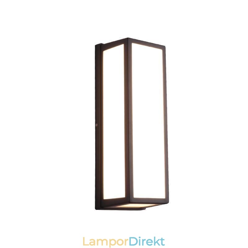 Rektangulär Vägglampa Modern Vattentät Villa Veranda Vägglampa