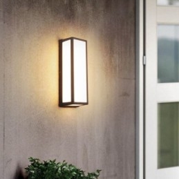Rektangulär Vägglampa Modern Vattentät Villa Veranda Vägglampa