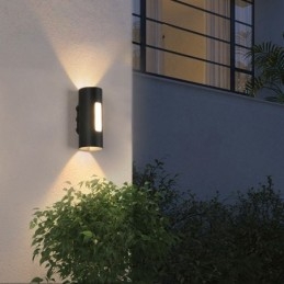 Vattentät Vägglampa Aluminium Vägglampa Innergård
