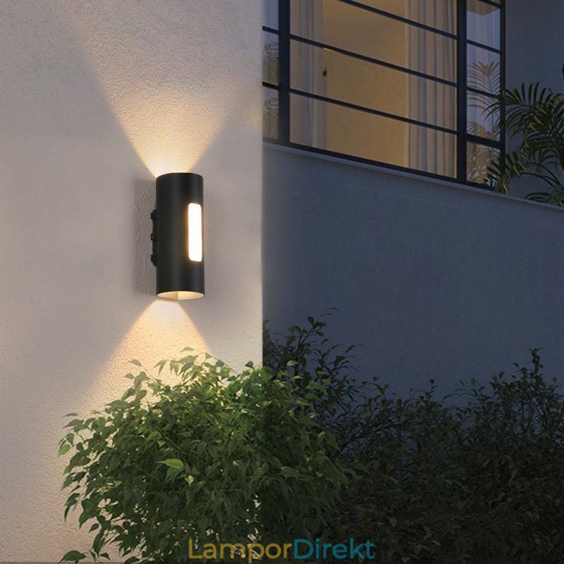 Vattentät Vägglampa Aluminium Vägglampa Innergård