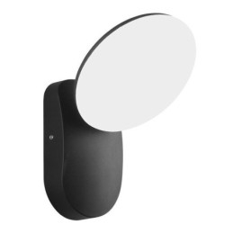 Modern Minimalistisk Aluminium Lampa Trädgård Vattentät Crescent Vägglampa