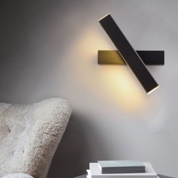 Vägglampa Vridbar Sängbelysning Lampa Aluminium