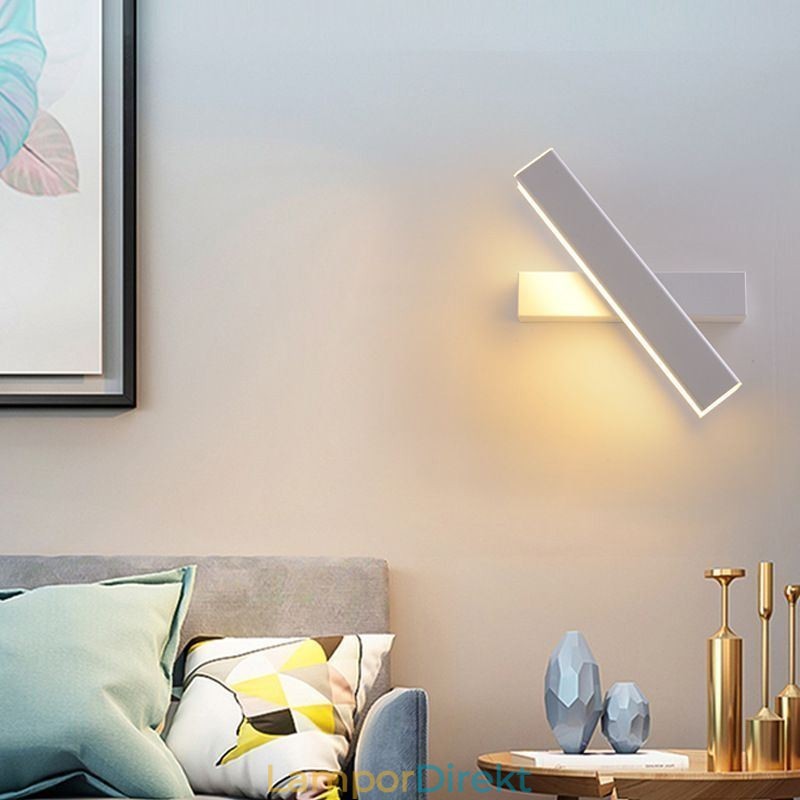 Vägglampa Vridbar Sängbelysning Lampa Aluminium