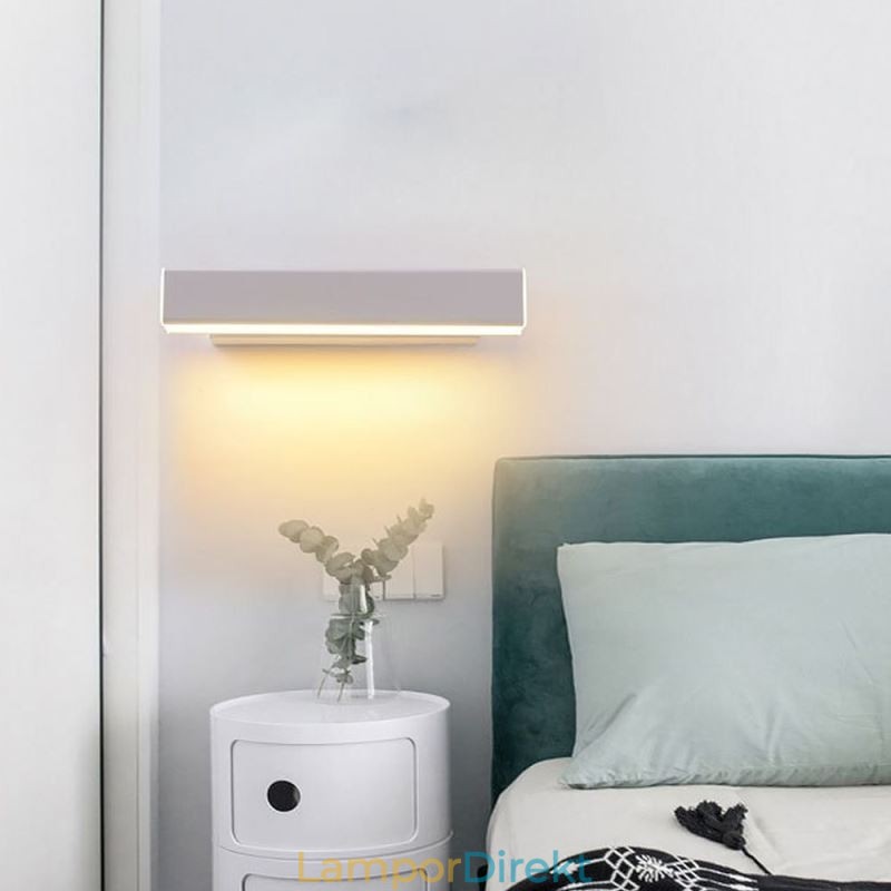 Vägglampa Vridbar Sängbelysning Lampa Aluminium