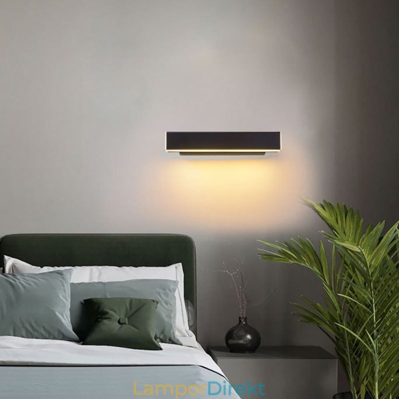 Vägglampa Vridbar Sängbelysning Lampa Aluminium