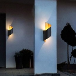 Aluminium Vägglampor Vattentät Vägglampa Innergård Veranda