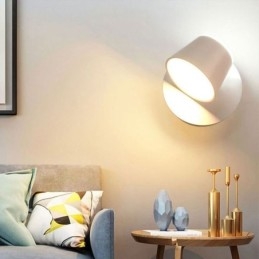 Modern Vägglampa Roterbar Vägglampa Aluminium