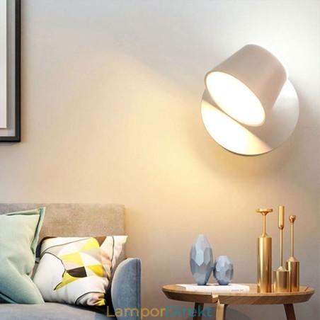 Modern Vägglampa Roterbar Vägglampa Aluminium Modern Vägglampa Roterbar Vägglampa Aluminium