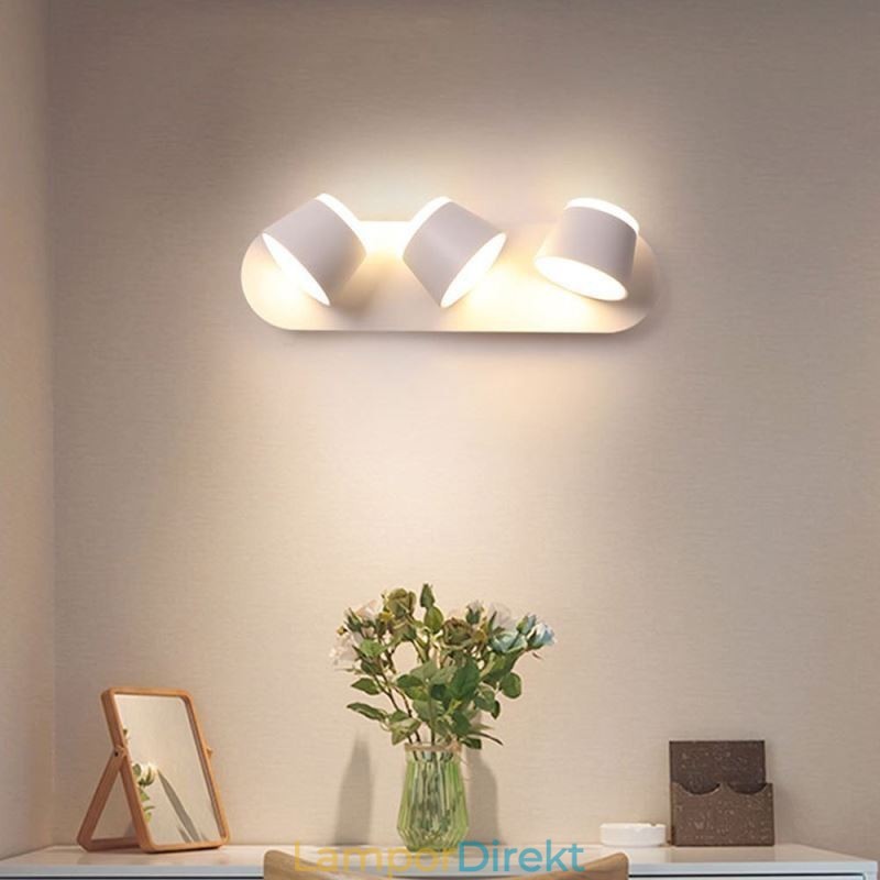 Modern Vägglampa Roterbar Vägglampa Aluminium