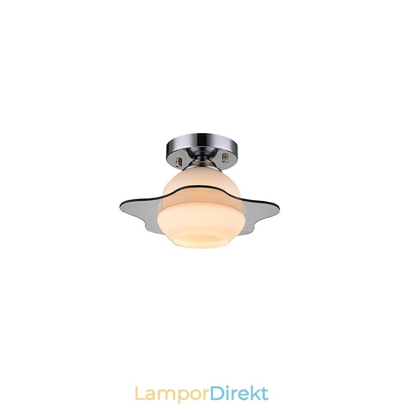 Modern Taklampa Flush Mount 1 Light Contemporary Metal