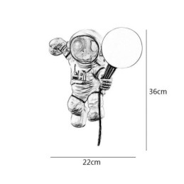 Modern Vägglampa Kreativ Astronaut Resin Vägglampa Barn