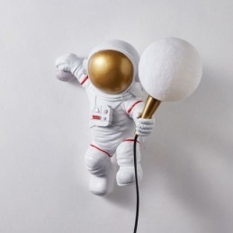 Modern Vägglampa Kreativ Astronaut Resin Vägglampa Barn