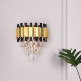 Hängande Kristall Modern Väggljuslampa Hardwired 11,81" Hög Armatur