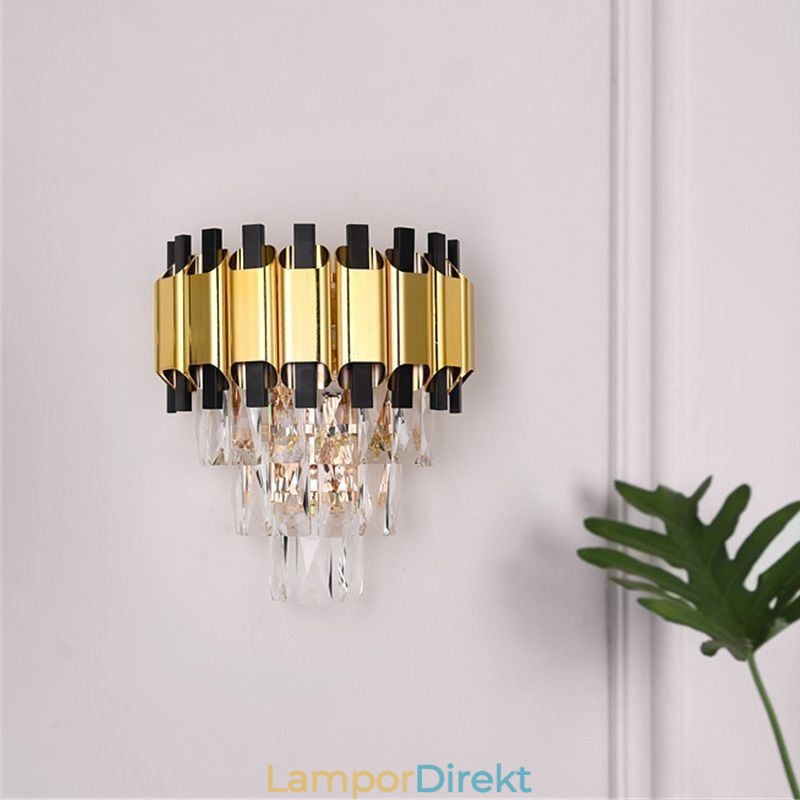 Hängande Kristall Modern Väggljuslampa Hardwired 11,81" Hög Armatur