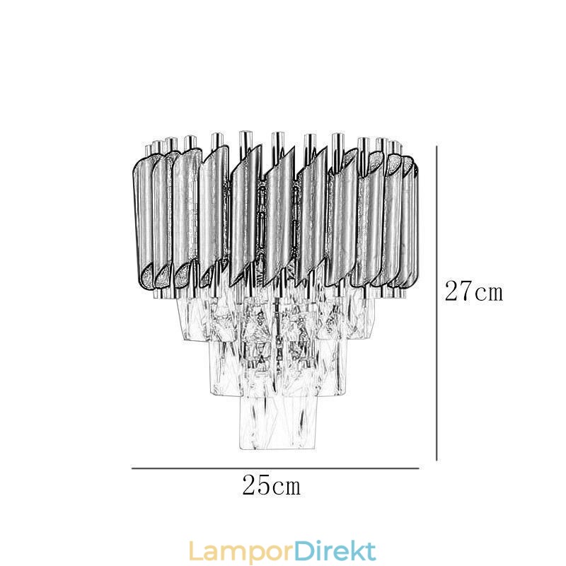 Modern Vägglampa Kreativitet Kristall Vägglampa