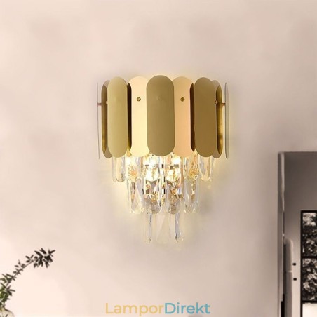 Moderna Kristallvägglampa Vägglampsarmaturer Sängbord Moderna Kristallvägglampa Vägglampsarmaturer Sängbord