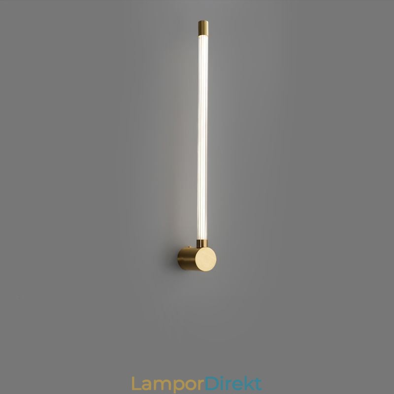 Mässing Sconce Modern Akryl Strip Wall Light