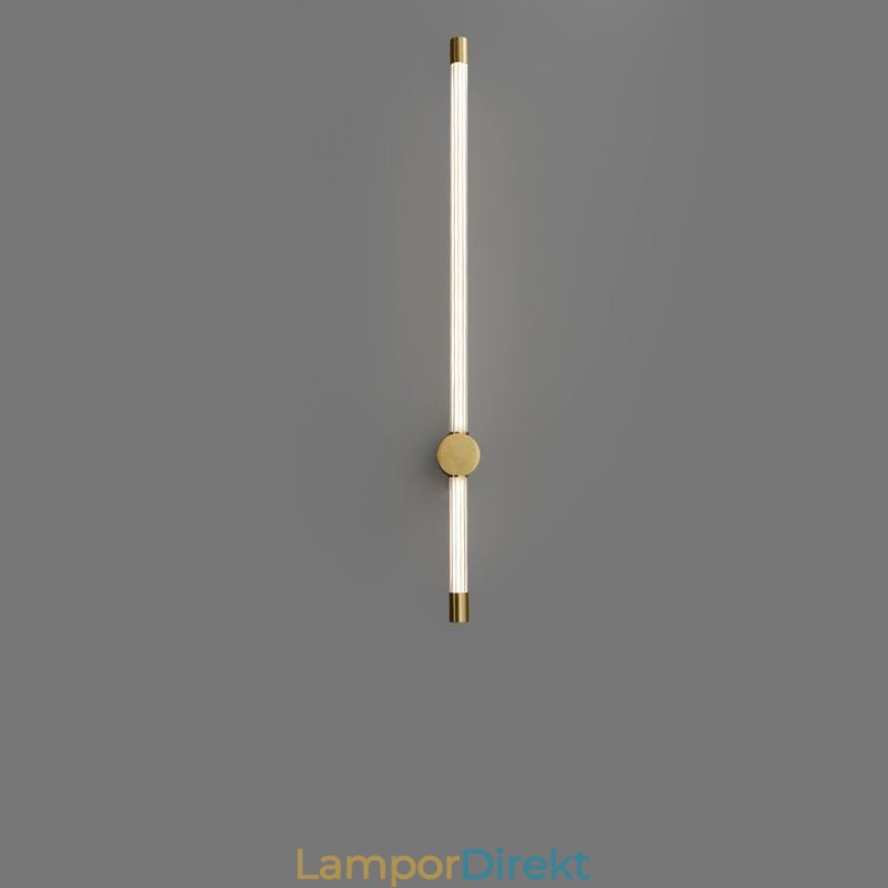 Mässing Sconce Modern Akryl Strip Wall Light