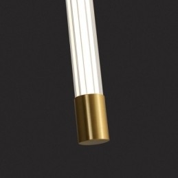 Mässing Sconce Modern Akryl Strip Wall Light