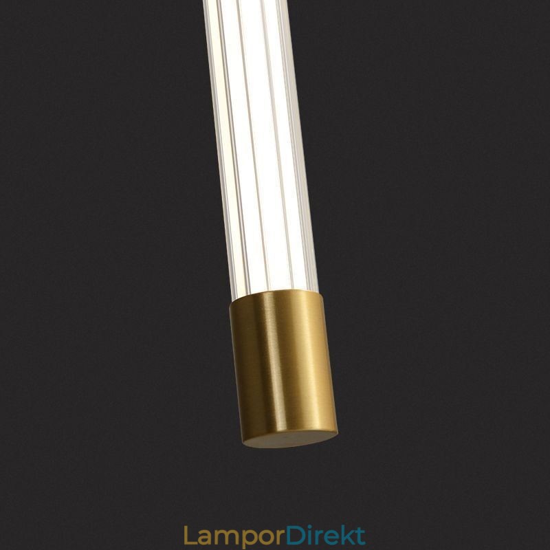 Mässing Sconce Modern Akryl Strip Wall Light