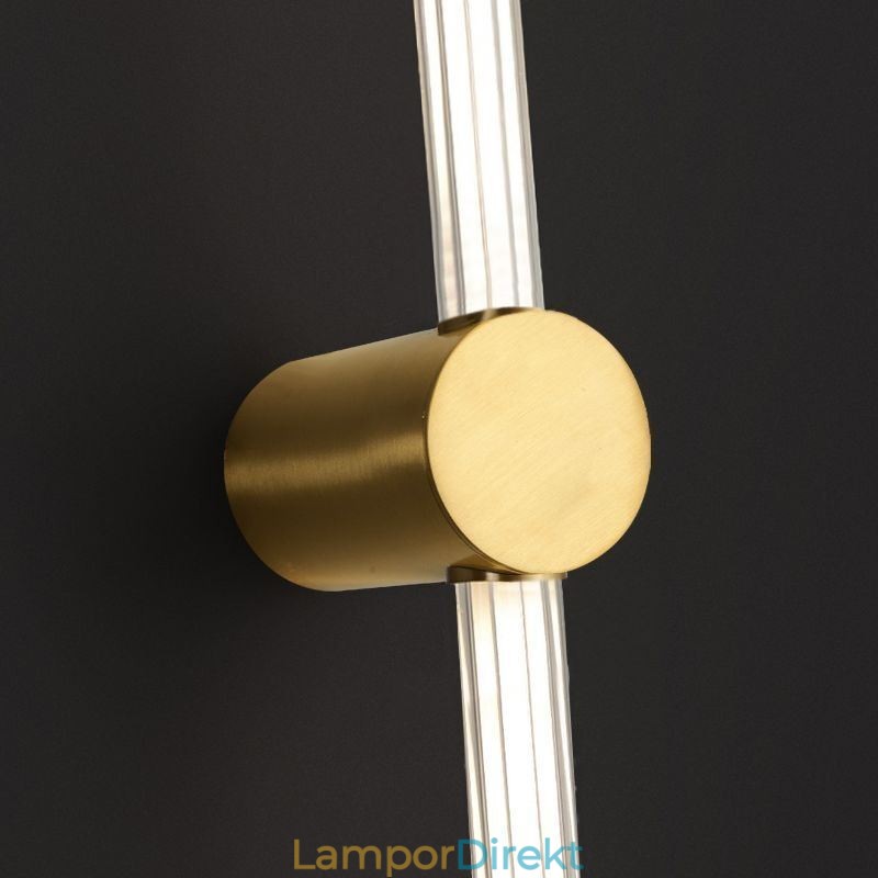 Mässing Sconce Modern Akryl Strip Wall Light